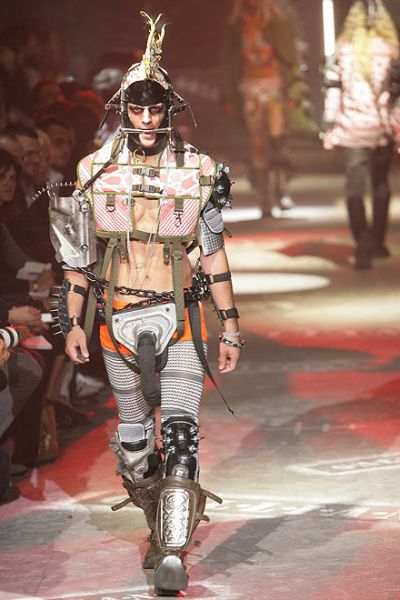 john galliano paris fashion week spring summer 2008 джон гальяно