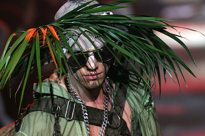 john galliano paris fashion week spring summer 2008 джон гальяно
