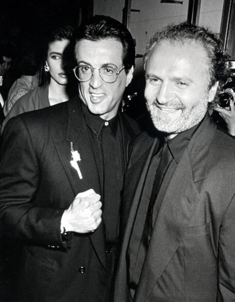 gianni versace sylvester stallone