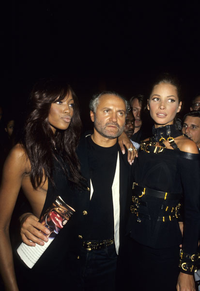 gianni versace naomi campbell christy turlington