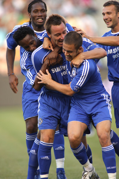 la galaxy against chelsea john terry
