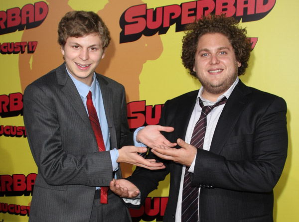 michael cera jonah hill superbad premiere