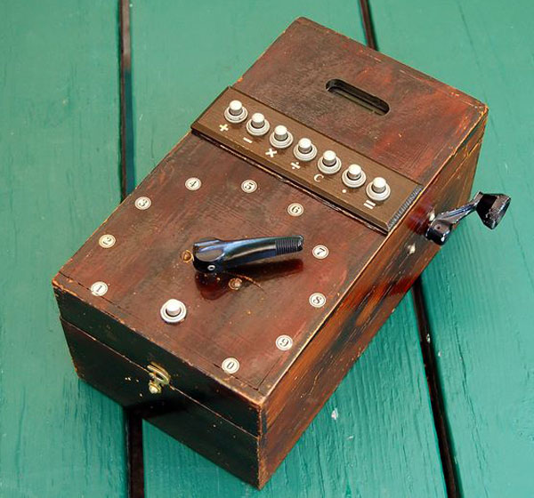 antique calculator