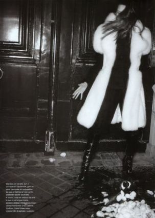 shalom harlow numero 66 couture sous haute sension