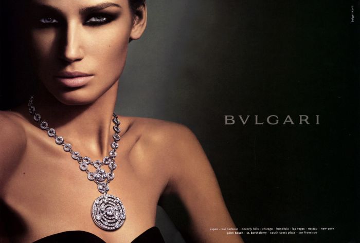 bvlgari eugenia volodina fashion ad