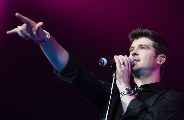 robin thicke the beyonce expereience tour