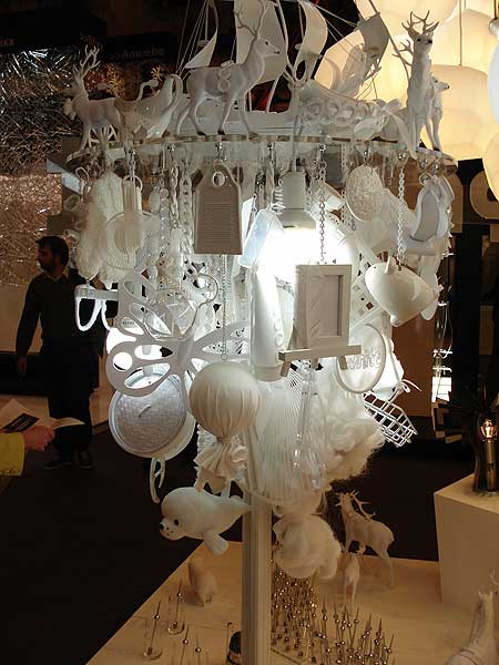 Winnie Lui's White Chandelier