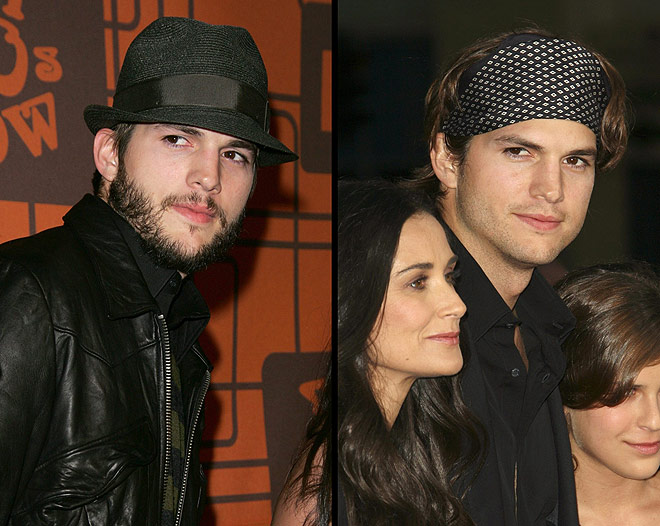 ashton kutcher with beard эштон катчер с бородой
