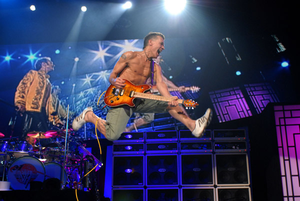 eddie van hale эдди ван хален van halen tour opener