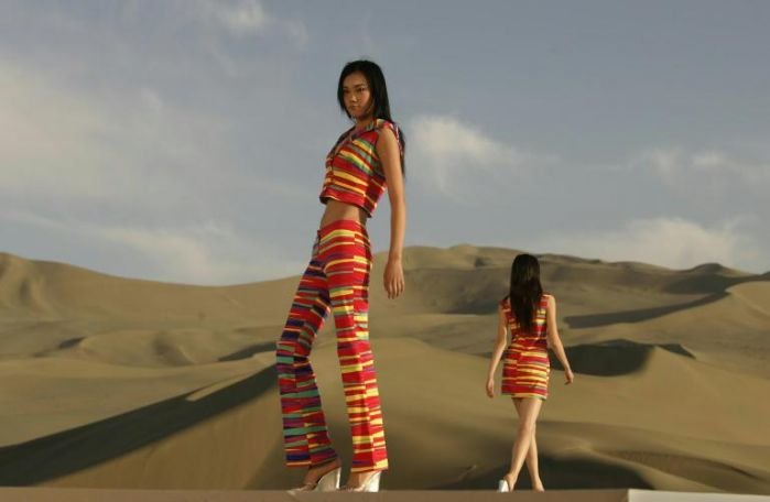 pierre cardin desert runway
