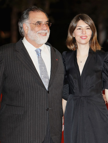 francis ford coppola and sofia coppola at rome film festival фрэнсис форд коппола и софия коппола