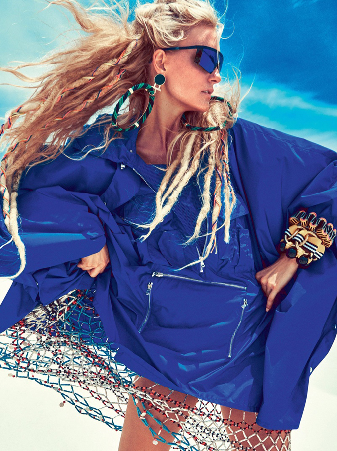 Каролин Трентини в Vogue Brazil