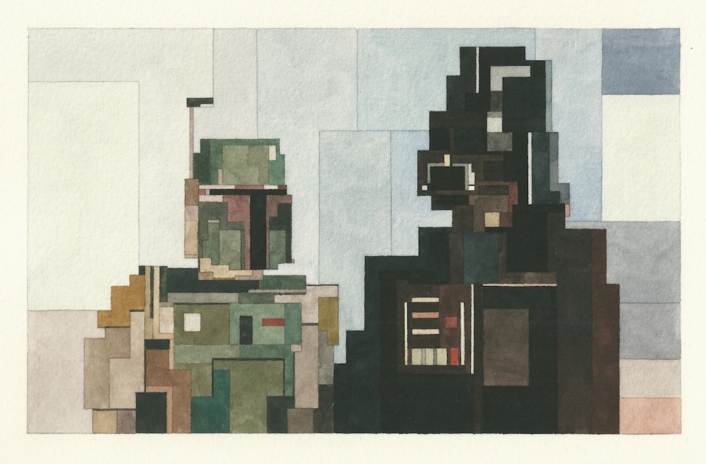 8-битные картины акварелью Adam Lister