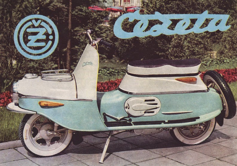 Ретро электро-скутер Cezeta