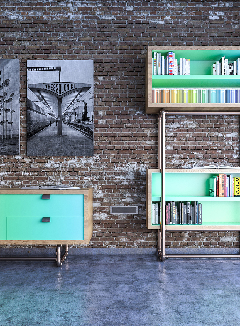 Комплект мебели как цифровой дизайн от Dimitris Niavis