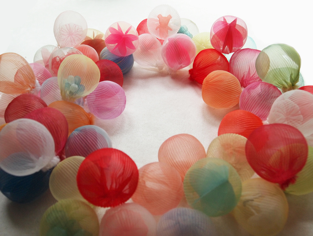 Воздушные шары из ткани от Mariko Kusumoto