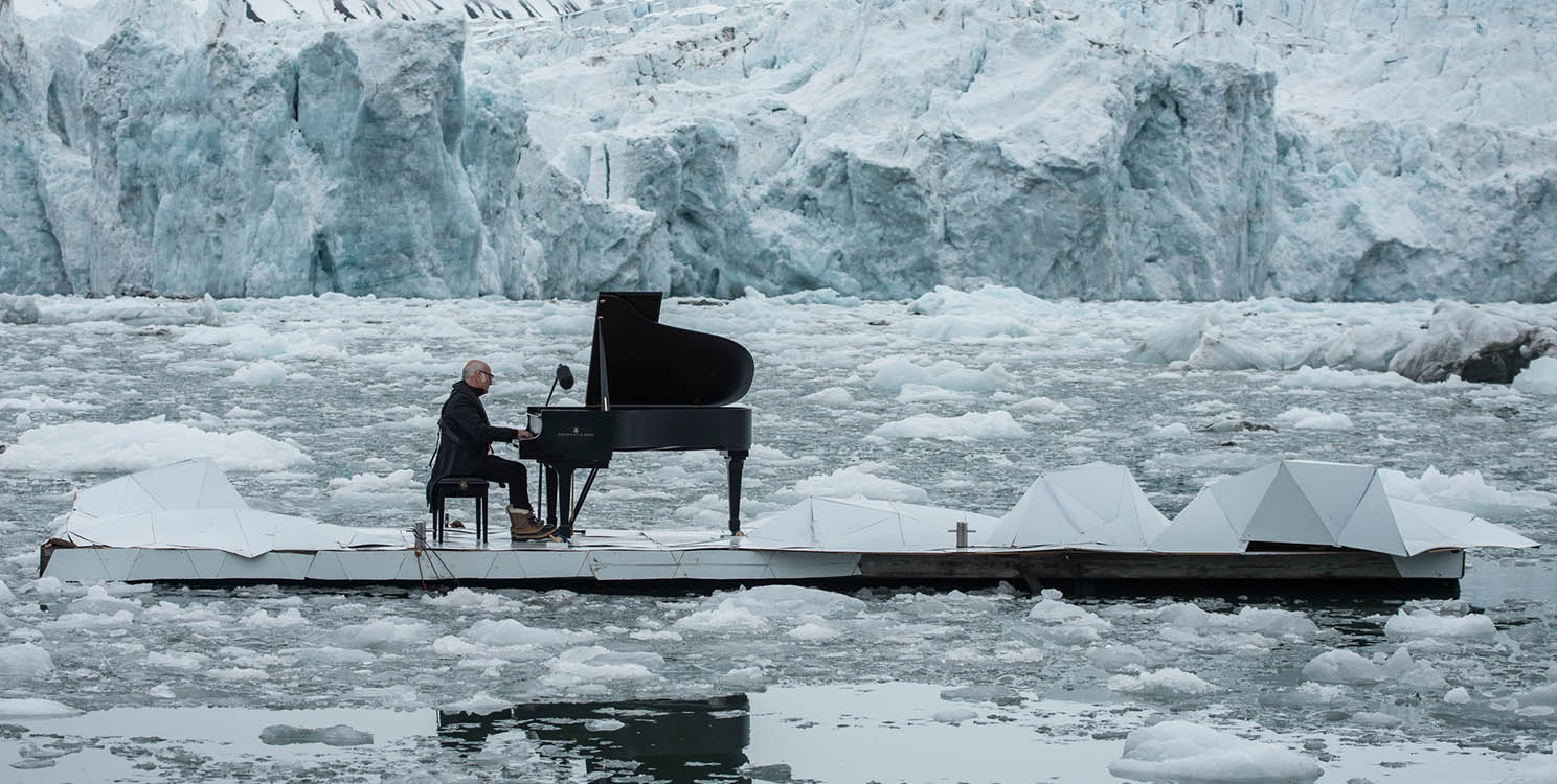 Концерт в Арктике на фортепиано Ludovico Einaudi