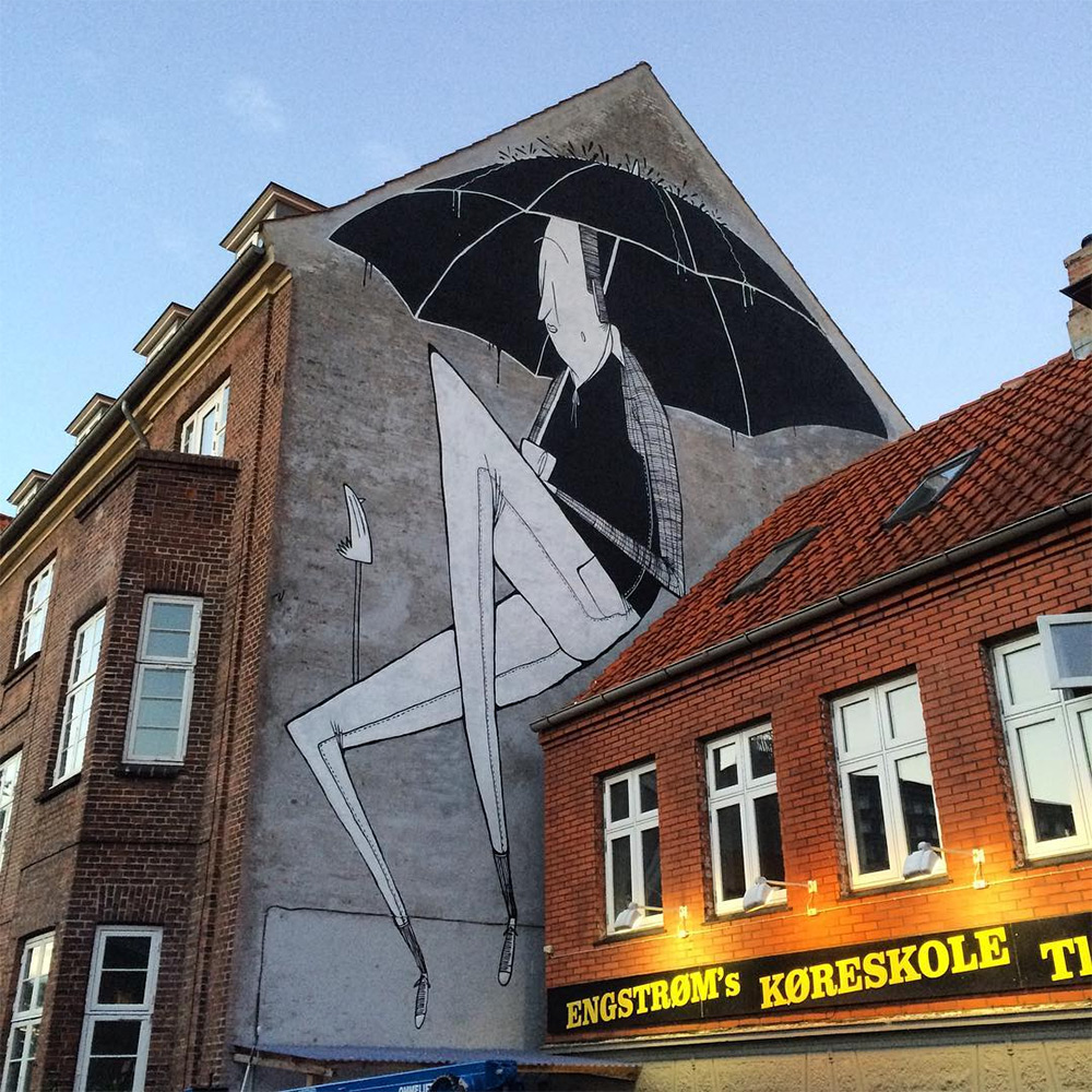 Уличный художник Alex Senna