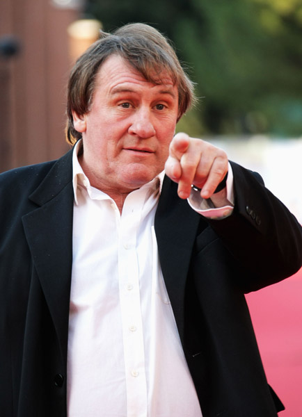 жерар депардье на римском кинофестивале gerard depardie presents the film la abbuffata at romacinemafest