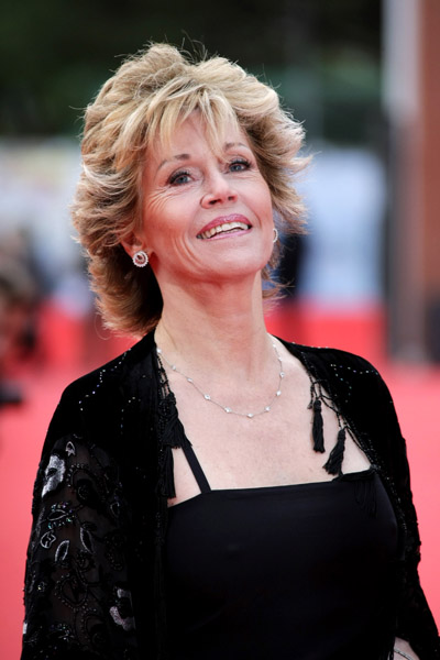 джейн фонда на фестивале кино в риме jane fonda visits premiere of Actors Studio Le Ragazze Degli Anni 70
