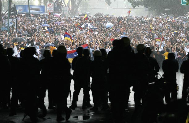демонстрация в венесуэле