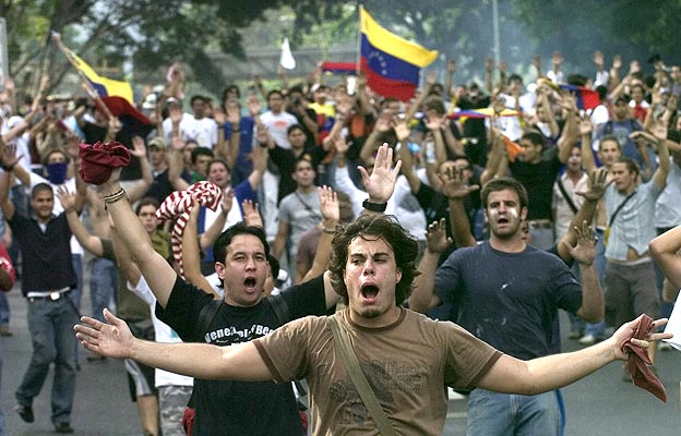 demonstration in venezuela