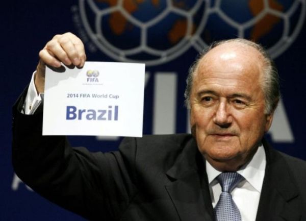 бразилия примет чемпионат мира по футболу 2014 сообщил зепп блаттер - brazil hosts world cup 2014 announced sepp blatter