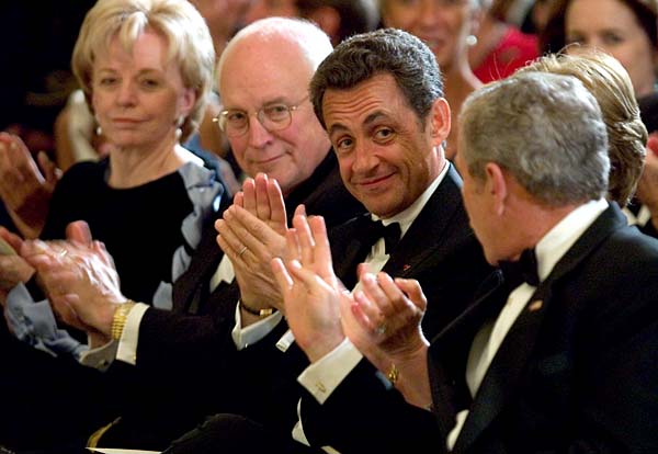 nicolas sarkozy first official visit to united states of america