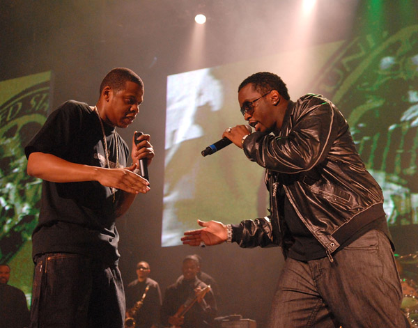 jay-z and diddy sean combs in new york