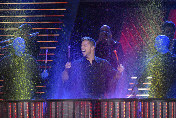 рики мартин ricky martin blue man group latin grammy awards