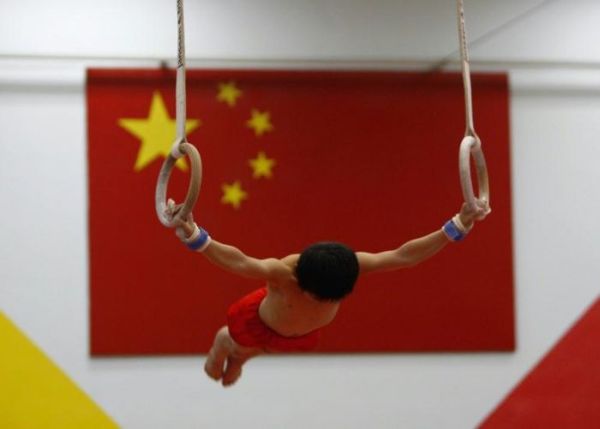 gymnastics in sports school shichahai