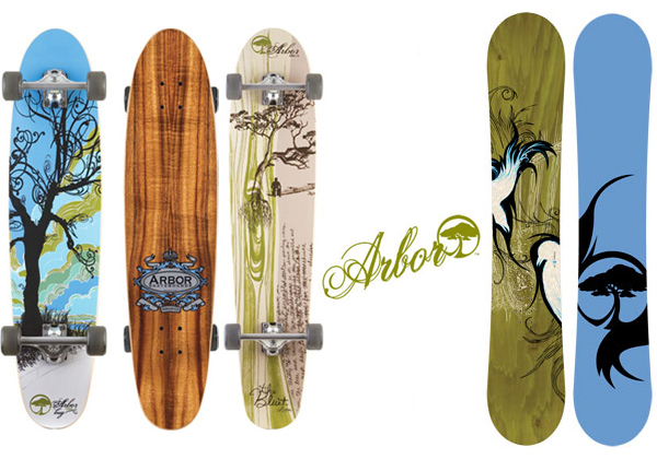 Arbor занимается производством скейтбордов и сноубордов