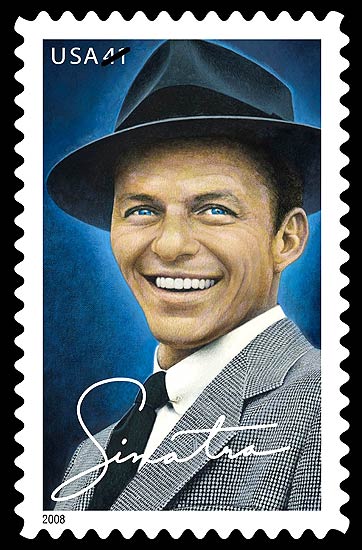 фрэнк синатра почтовая марка frank sinatra postal stamp
