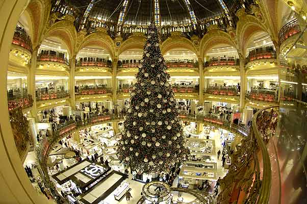 рождественская елка галерея лафайет galerie lafayette