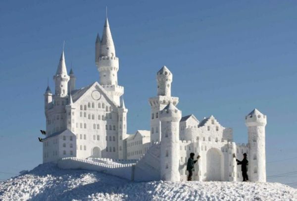 international snow sculpture art expo in harbin