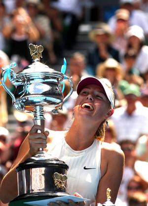 maria sharapova wins australian open мария шарапова победила на открытом чемпионате в мельбурне