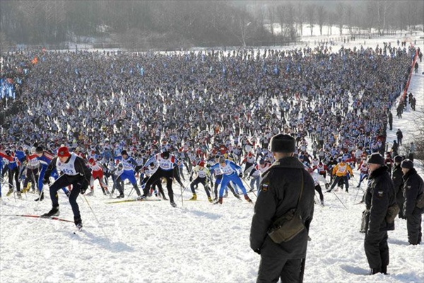 московская лыжня 2008
