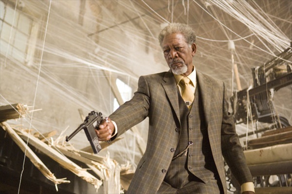 morgan freeman starred in wanted by bekmabetov timur