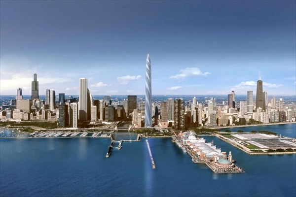 Небоскреб Chicago Spire будет построен в 2011 году