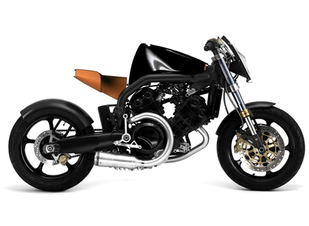 дизайнер Филипп Старк Philippe Starck разработал дизайн мотоцикла Voxan Cafe Racer Super Naked