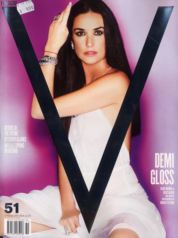 деми мур для журнала v magazine весна 2008