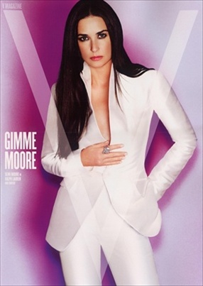 Demi Moore by Mario Testino for V magazine