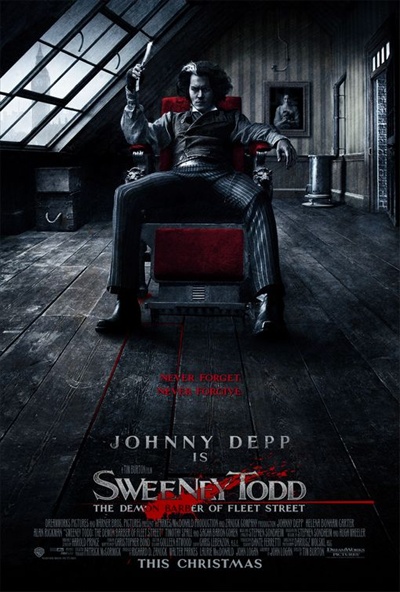 Sweeney Todd, Best Movie Poster 2007
