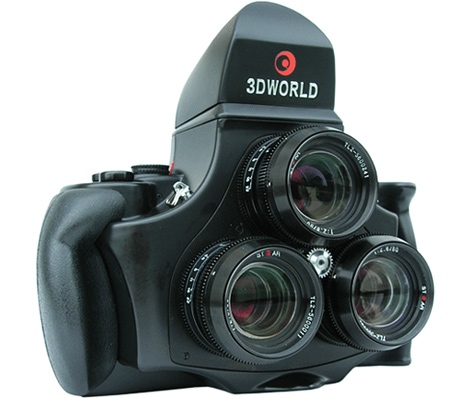 3D World 120 Tr-Lens Stereoscopic Camera