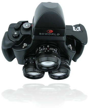 Стереокамера 120 Tri-lens Stereo Camera от китайской компании 3D World оснащена тремя объективами