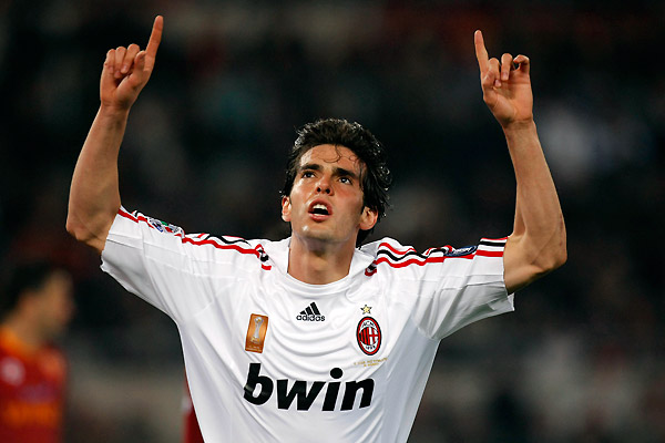 Звезда футбольного клуба Милан Кака занял девятое место - Kaka AC Milan