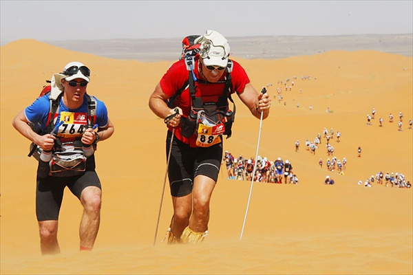 marathon of the sands in sahara desert