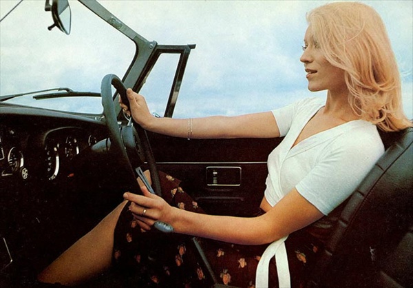 old cars with beautiful women from 50-80s