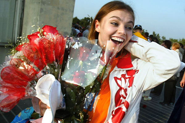 Олимпийская чемпионка, многократная чемпионка мира Алина Кабаева