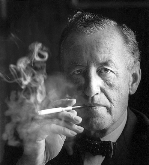 Ian Fleming by Horst Tappe, For Your Eyes Only exhibition at Imperial War Museum